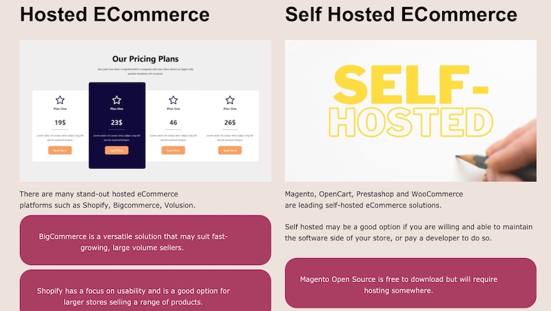 Hosted vs Self Hosted Ecommerce